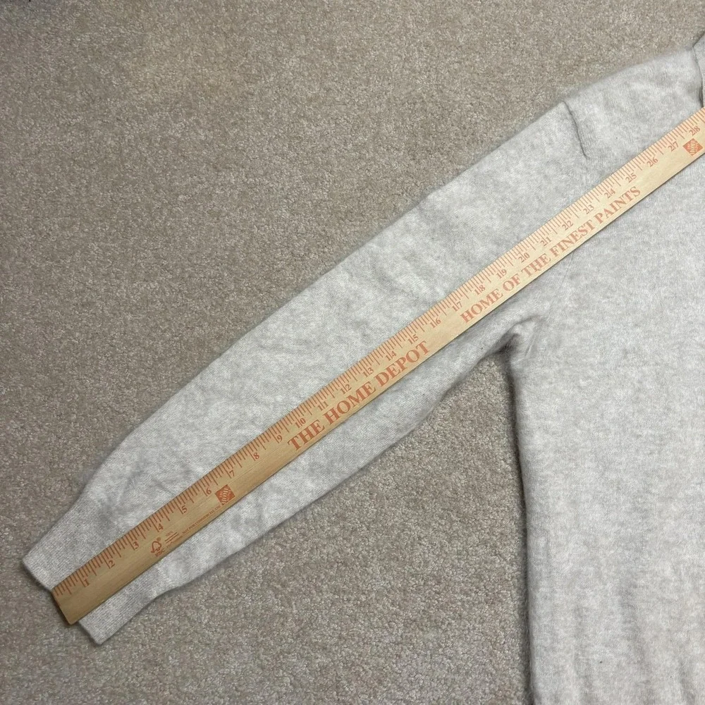 Banana Republic Brushed Cashmere Polo Sweater Mens Large Beige Cozy Preppy Soft